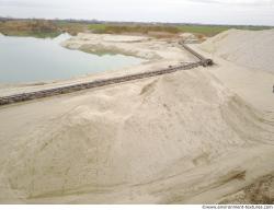 Background Gravel Quarry